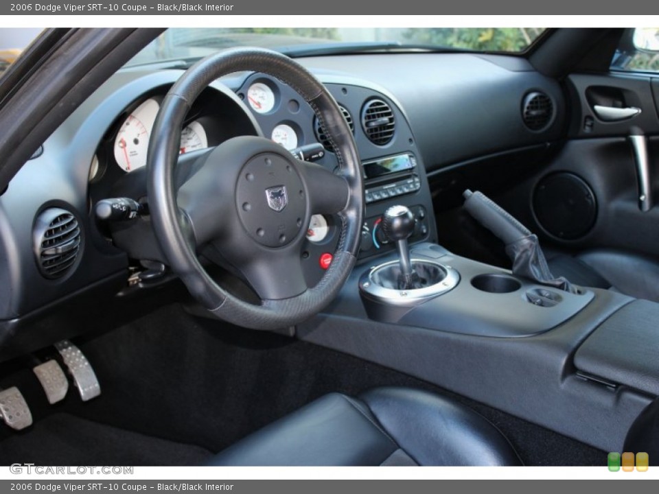 Black/Black Interior Prime Interior for the 2006 Dodge Viper SRT-10 Coupe #73644298