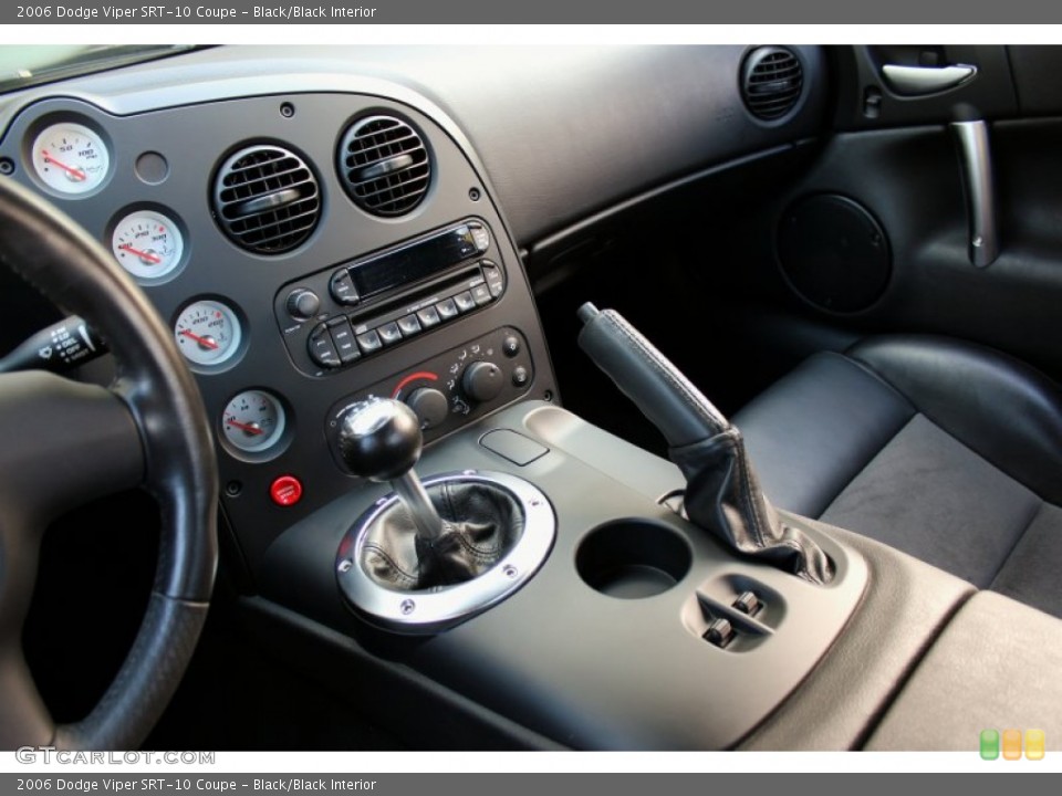 Black/Black Interior Controls for the 2006 Dodge Viper SRT-10 Coupe #73644432