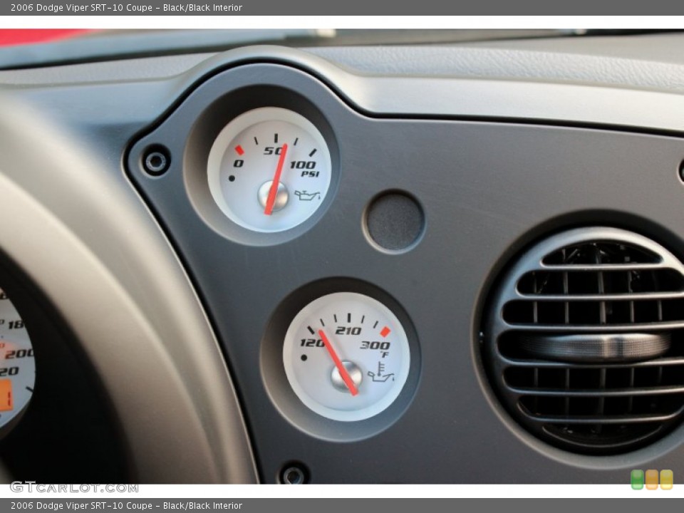 Black/Black Interior Gauges for the 2006 Dodge Viper SRT-10 Coupe #73644444