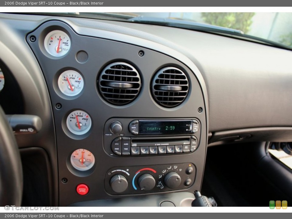 Black/Black Interior Controls for the 2006 Dodge Viper SRT-10 Coupe #73644480