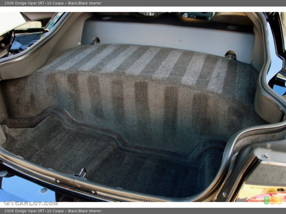 Black/Black Interior Trunk for the 2006 Dodge Viper SRT-10 Coupe #73644576