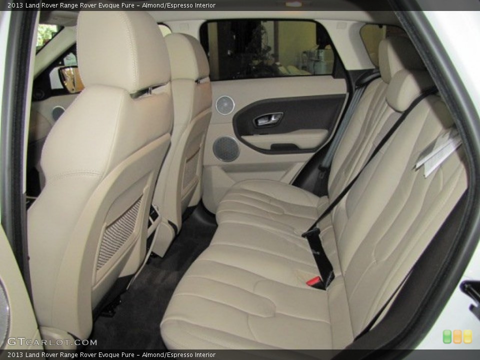 Almond/Espresso Interior Photo for the 2013 Land Rover Range Rover Evoque Pure #73644879