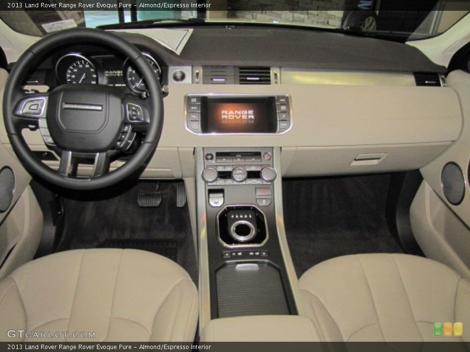 Almond/Espresso Interior Dashboard for the 2013 Land Rover Range Rover Evoque Pure #73644900