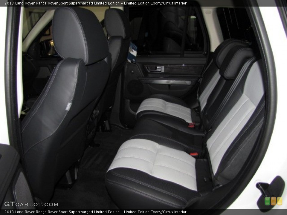 Limited Edition Ebony/Cirrus Interior Rear Seat for the 2013 Land Rover Range Rover Sport Supercharged Limited Edition #73645224