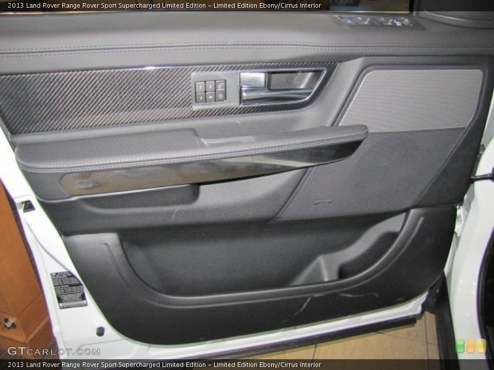 Limited Edition Ebony/Cirrus Interior Door Panel for the 2013 Land Rover Range Rover Sport Supercharged Limited Edition #73645446