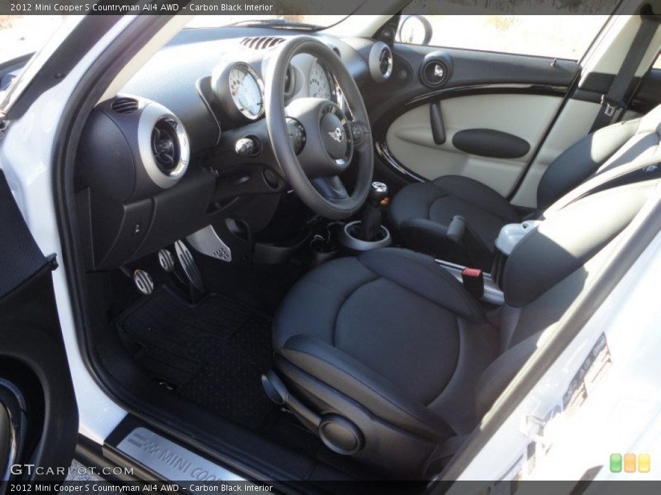 Carbon Black Interior Photo for the 2012 Mini Cooper S Countryman All4 AWD #73647408
