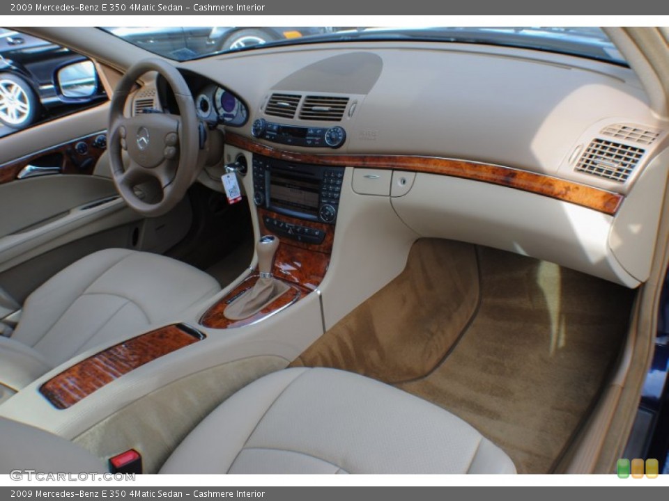 Cashmere Interior Dashboard for the 2009 Mercedes-Benz E 350 4Matic Sedan #73647852