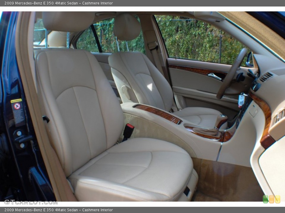 Cashmere Interior Front Seat for the 2009 Mercedes-Benz E 350 4Matic Sedan #73647873