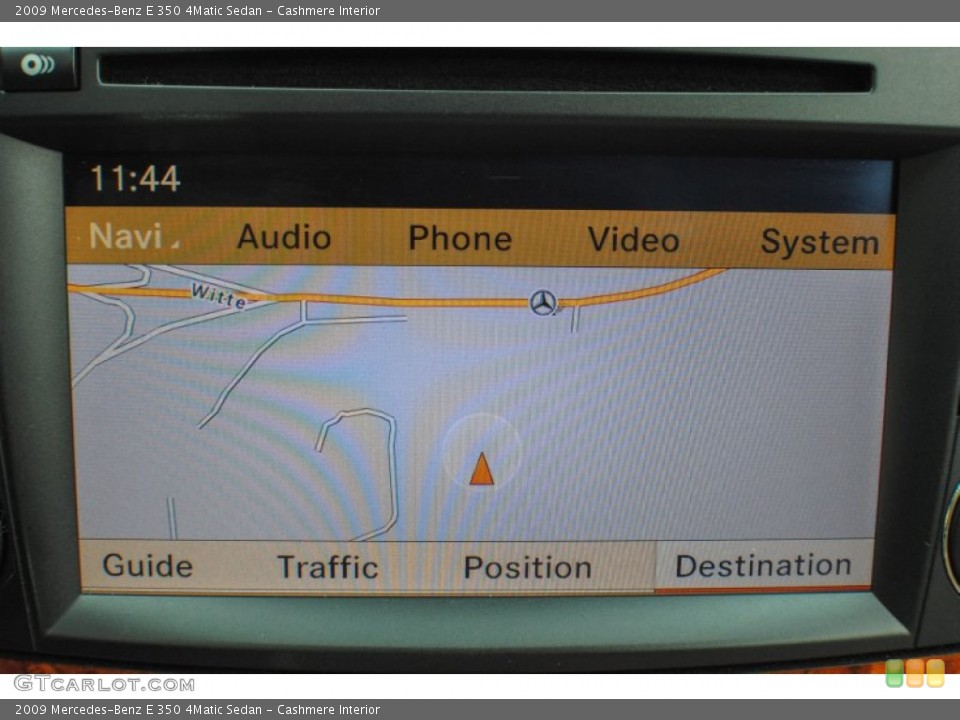 Cashmere Interior Navigation for the 2009 Mercedes-Benz E 350 4Matic Sedan #73647981