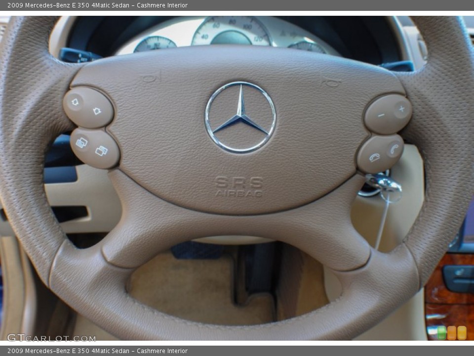 Cashmere Interior Steering Wheel for the 2009 Mercedes-Benz E 350 4Matic Sedan #73648002