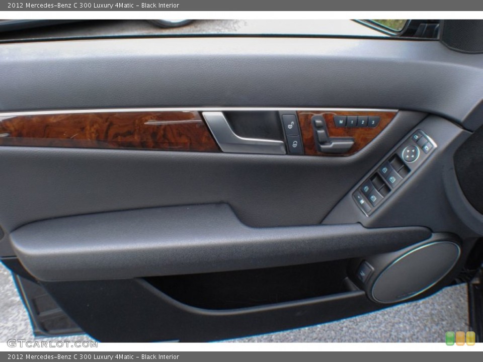 Black Interior Door Panel for the 2012 Mercedes-Benz C 300 Luxury 4Matic #73648311