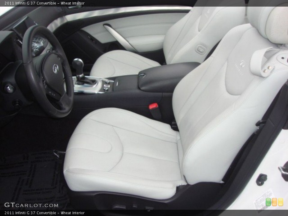 Wheat Interior Front Seat for the 2011 Infiniti G 37 Convertible #73650001