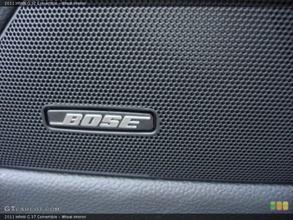 Wheat Interior Audio System for the 2011 Infiniti G 37 Convertible #73650088