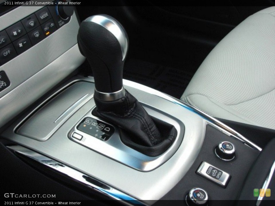 Wheat Interior Transmission for the 2011 Infiniti G 37 Convertible #73650204