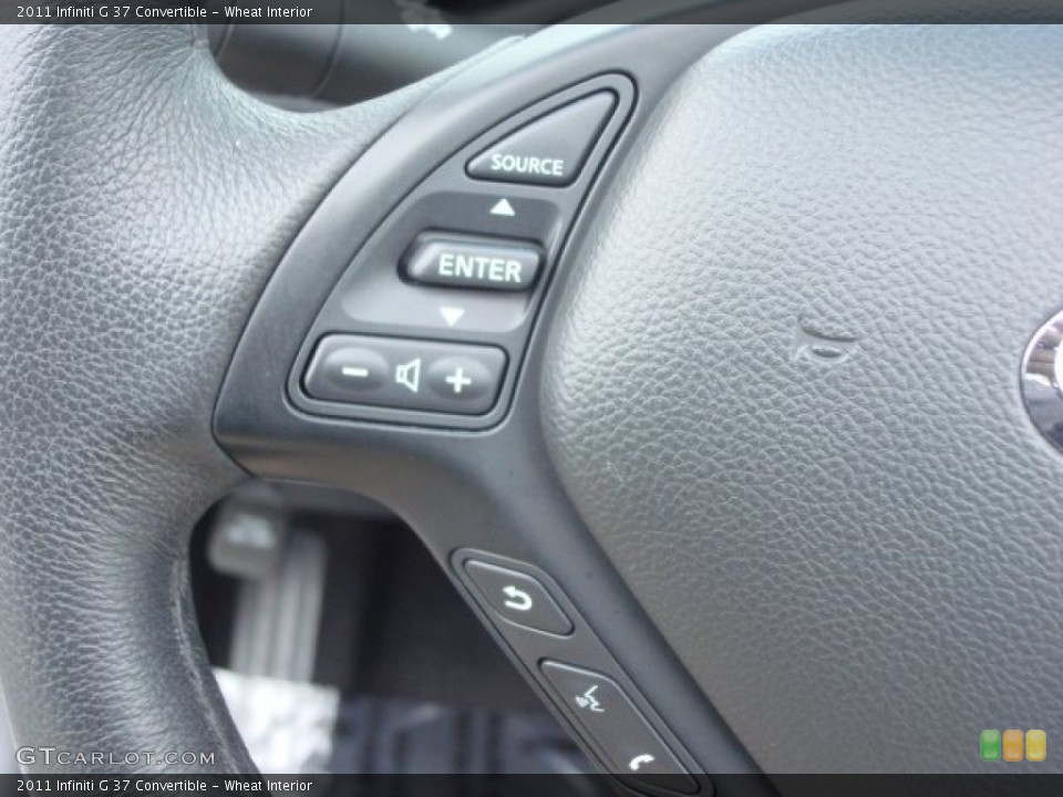 Wheat Interior Controls for the 2011 Infiniti G 37 Convertible #73650241