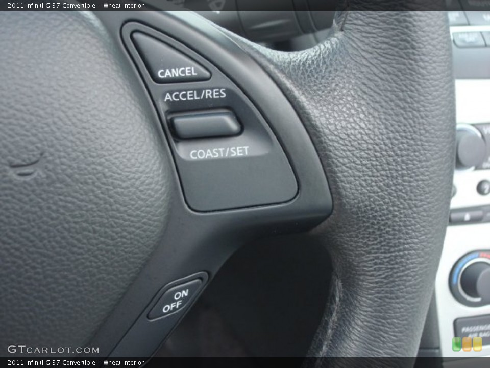 Wheat Interior Controls for the 2011 Infiniti G 37 Convertible #73650259