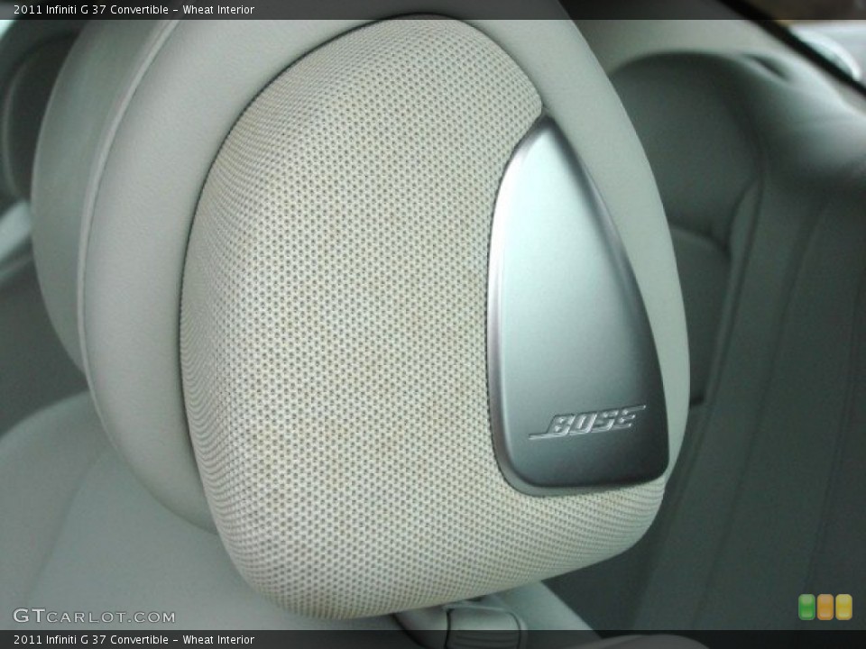 Wheat Interior Audio System for the 2011 Infiniti G 37 Convertible #73650300