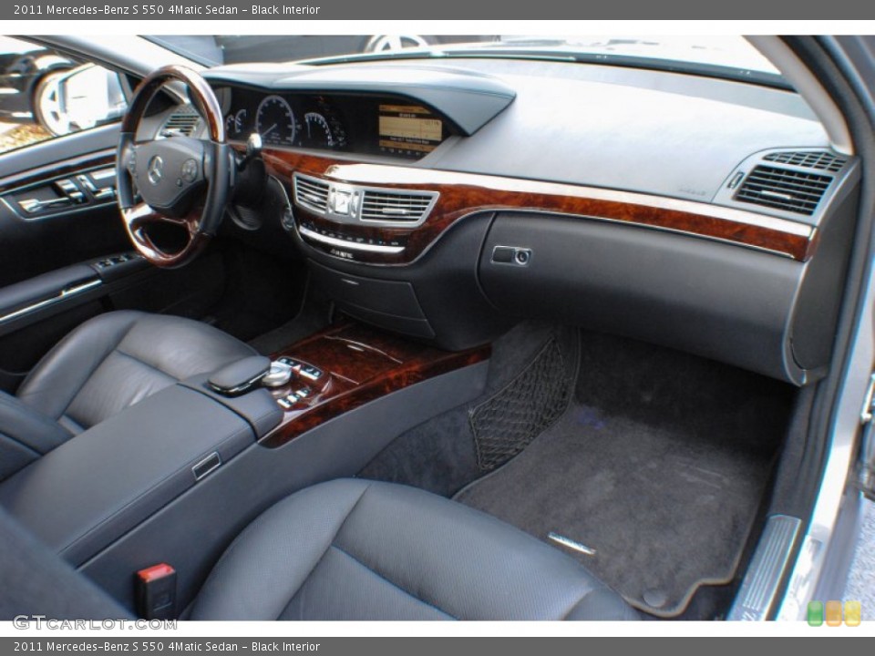 Black Interior Photo for the 2011 Mercedes-Benz S 550 4Matic Sedan #73650357