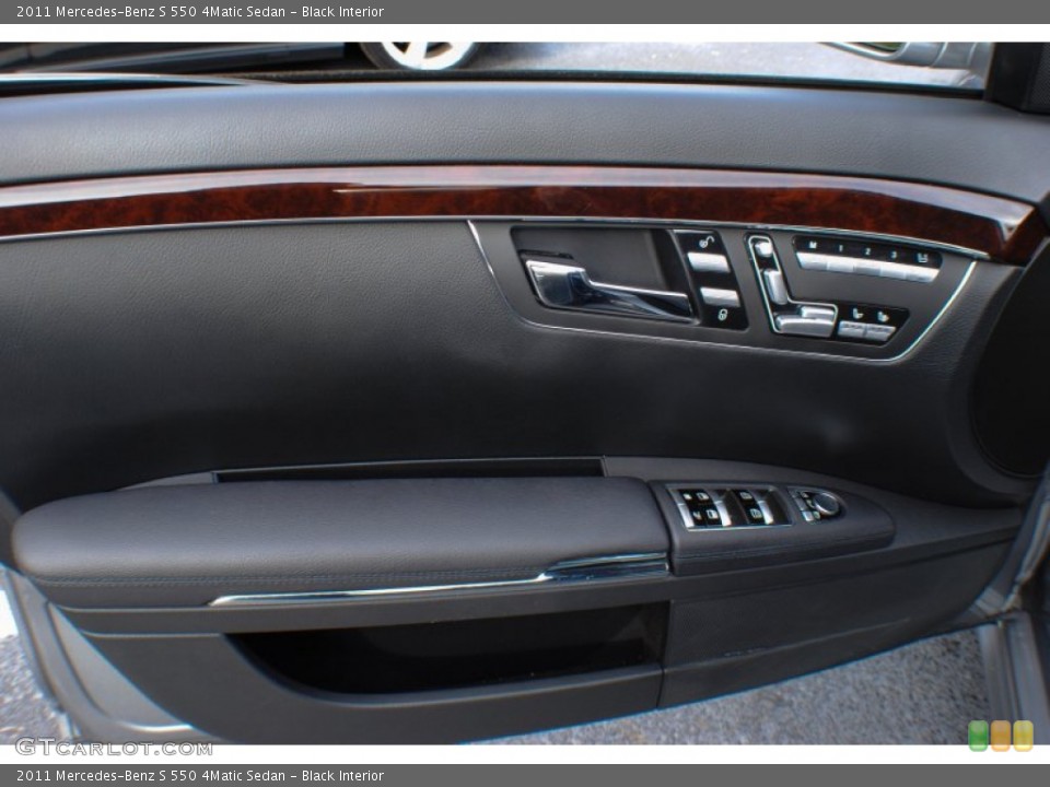 Black Interior Door Panel for the 2011 Mercedes-Benz S 550 4Matic Sedan #73650402