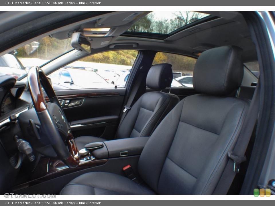 Black Interior Photo for the 2011 Mercedes-Benz S 550 4Matic Sedan #73650421