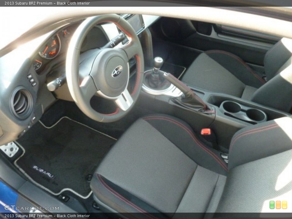 Black Cloth Interior Photo for the 2013 Subaru BRZ Premium #73653477