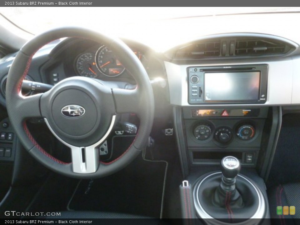 Black Cloth Interior Dashboard for the 2013 Subaru BRZ Premium #73653630
