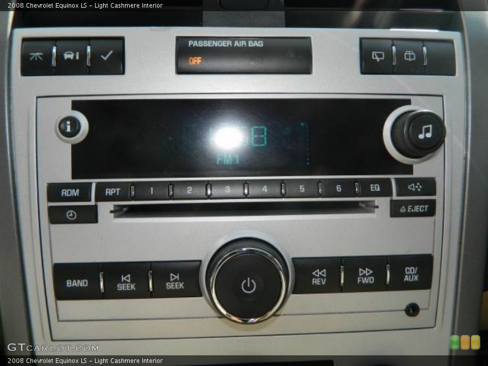 Light Cashmere Interior Audio System for the 2008 Chevrolet Equinox LS #73653732