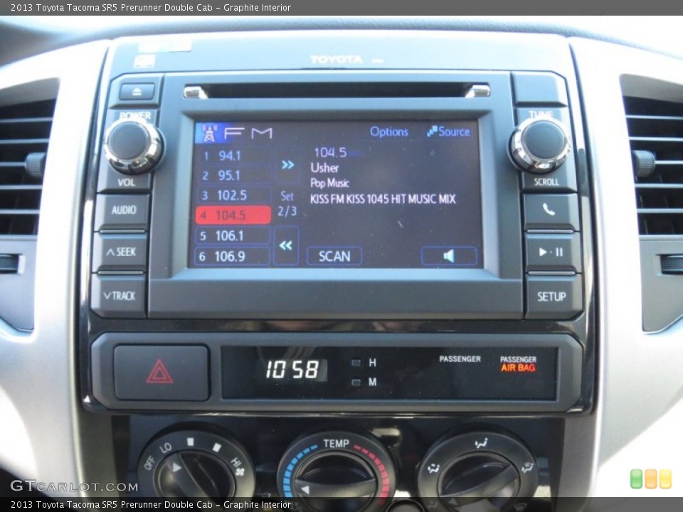 Graphite Interior Audio System for the 2013 Toyota Tacoma SR5 Prerunner Double Cab #73653858