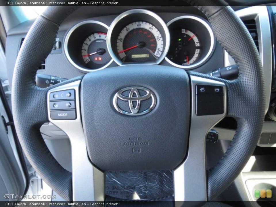 Graphite Interior Steering Wheel for the 2013 Toyota Tacoma SR5 Prerunner Double Cab #73653929