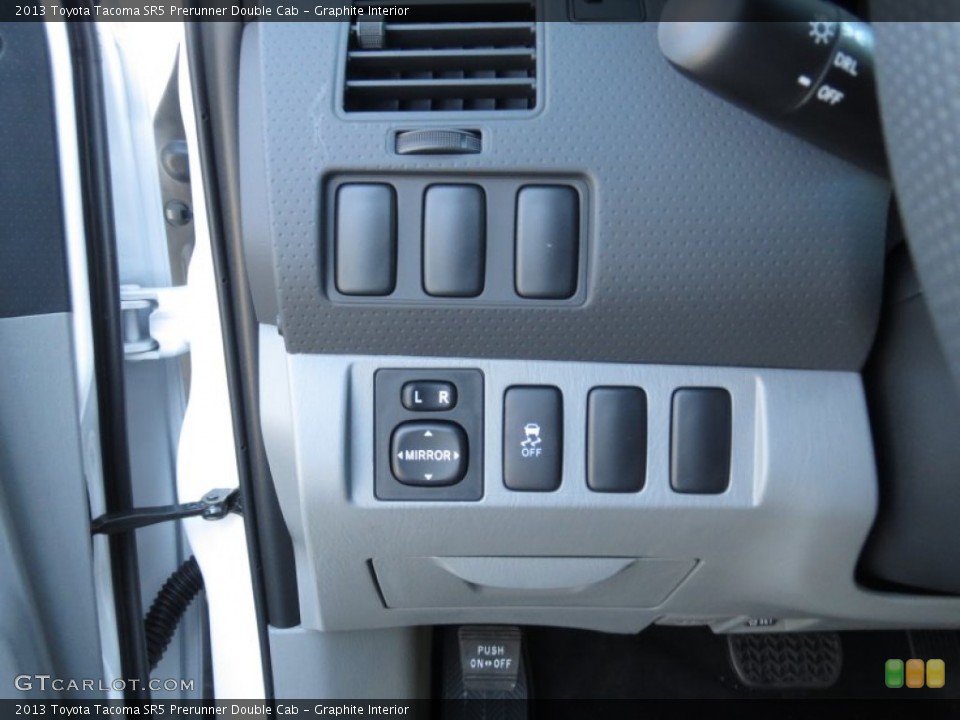 Graphite Interior Controls for the 2013 Toyota Tacoma SR5 Prerunner Double Cab #73653972
