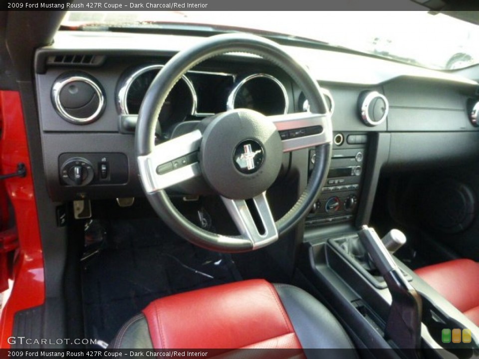 Dark Charcoal/Red Interior Dashboard for the 2009 Ford Mustang Roush 427R Coupe #73654259