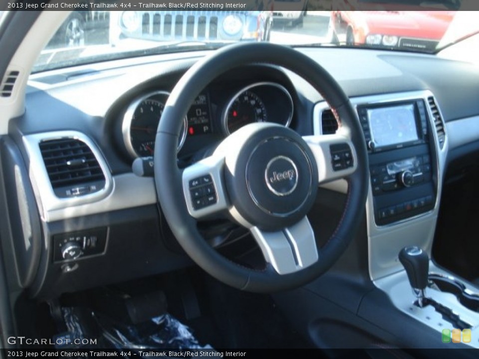 Trailhawk Black/Red Stitching Interior Dashboard for the 2013 Jeep Grand Cherokee Trailhawk 4x4 #73654320