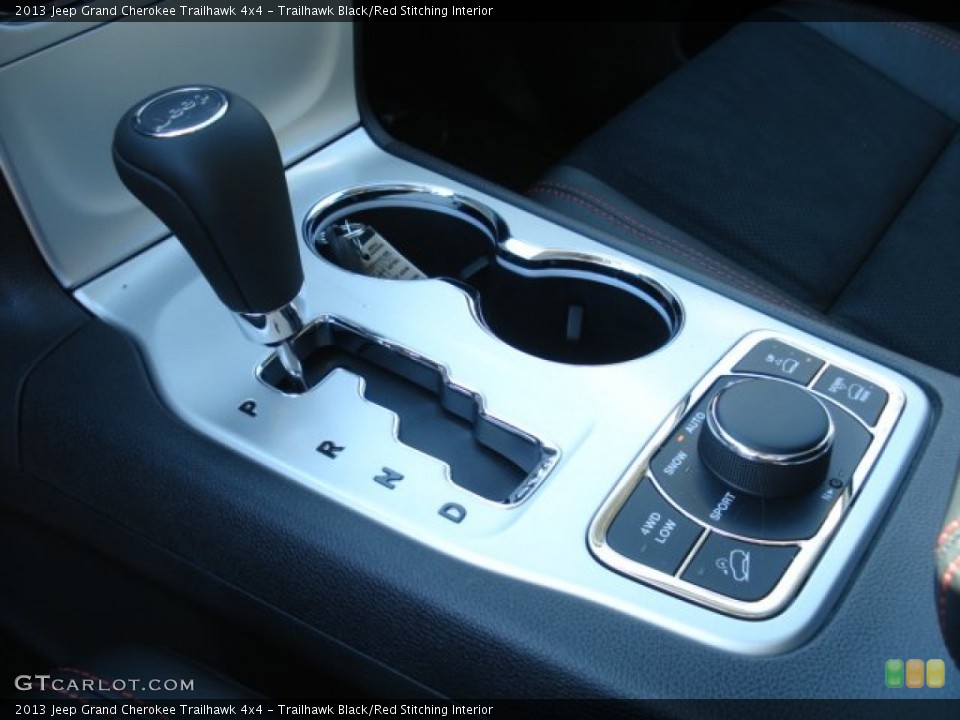 Trailhawk Black/Red Stitching Interior Transmission for the 2013 Jeep Grand Cherokee Trailhawk 4x4 #73654441