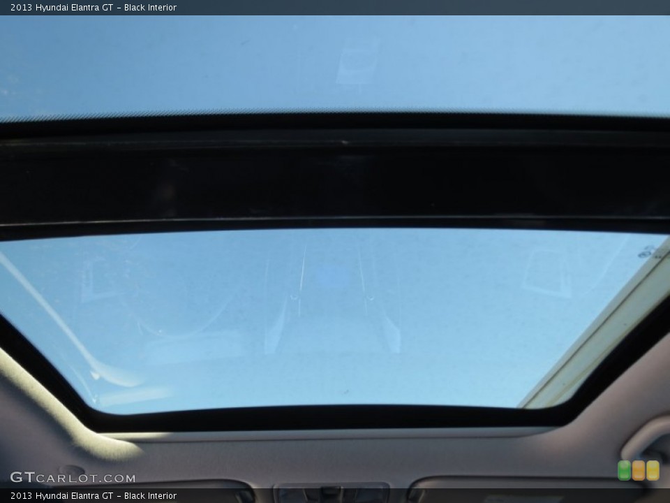 Black Interior Sunroof for the 2013 Hyundai Elantra GT #73654493