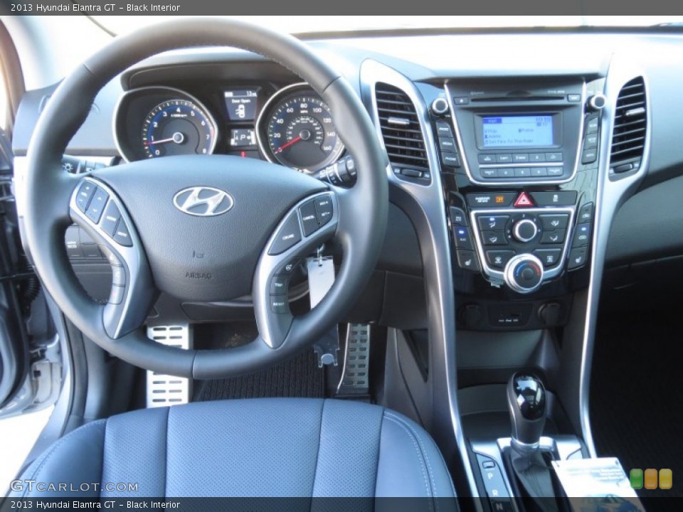 Black Interior Dashboard for the 2013 Hyundai Elantra GT #73654515