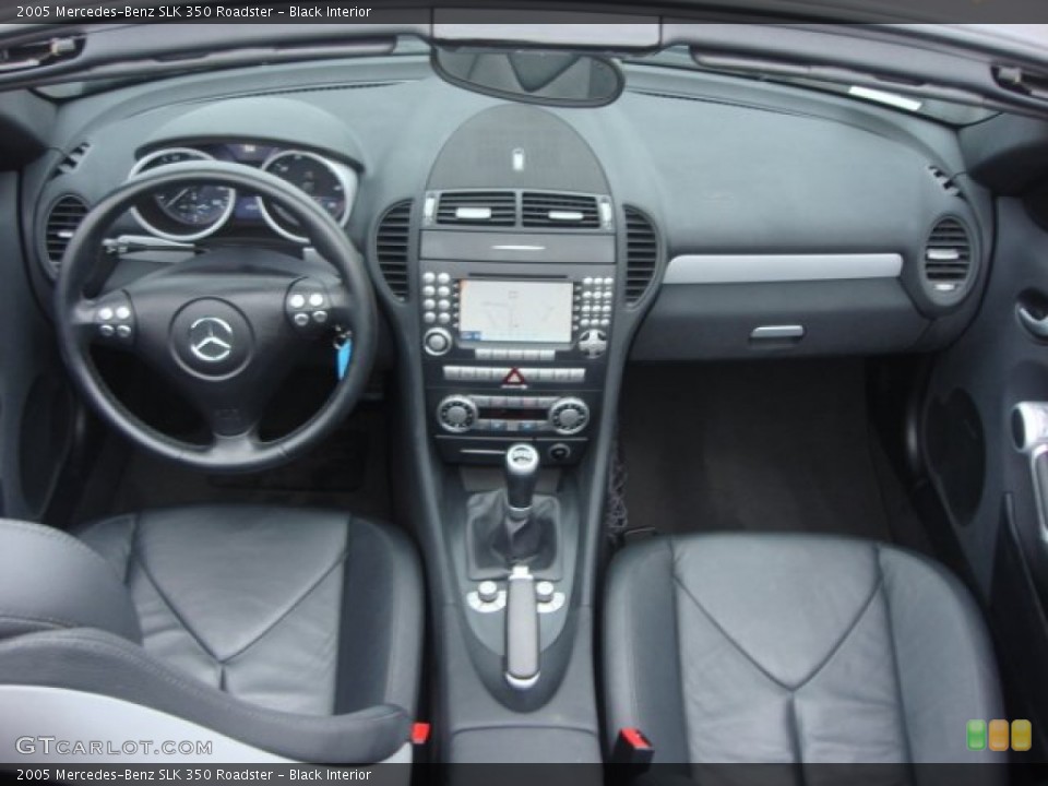 Black Interior Dashboard for the 2005 Mercedes-Benz SLK 350 Roadster #73656659