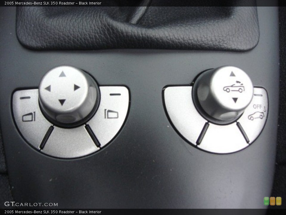 Black Interior Controls for the 2005 Mercedes-Benz SLK 350 Roadster #73656731