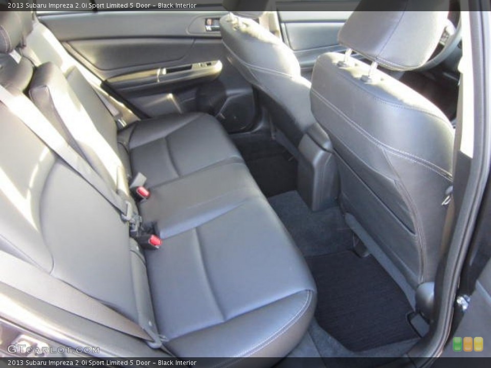 Black Interior Rear Seat for the 2013 Subaru Impreza 2.0i Sport Limited 5 Door #73656891