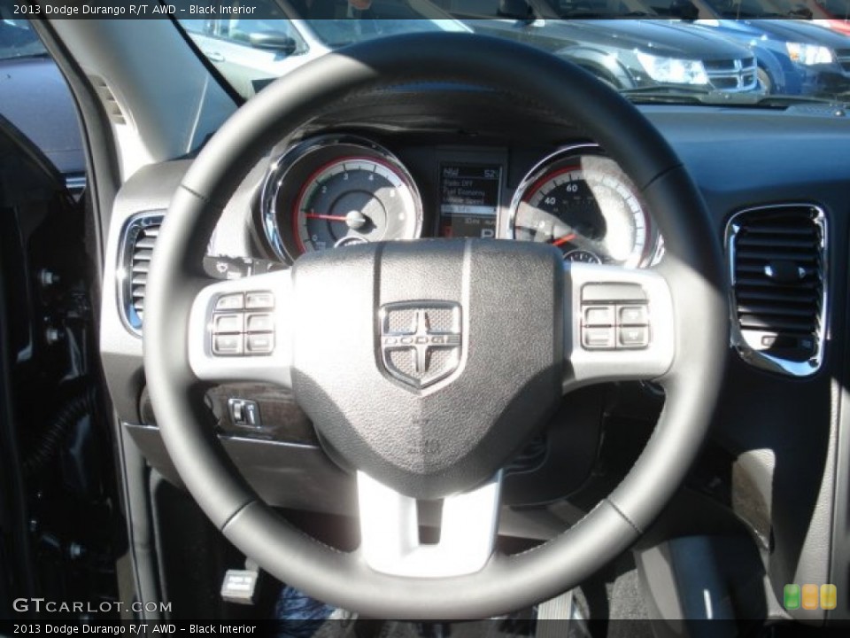 Black Interior Steering Wheel for the 2013 Dodge Durango R/T AWD #73657458