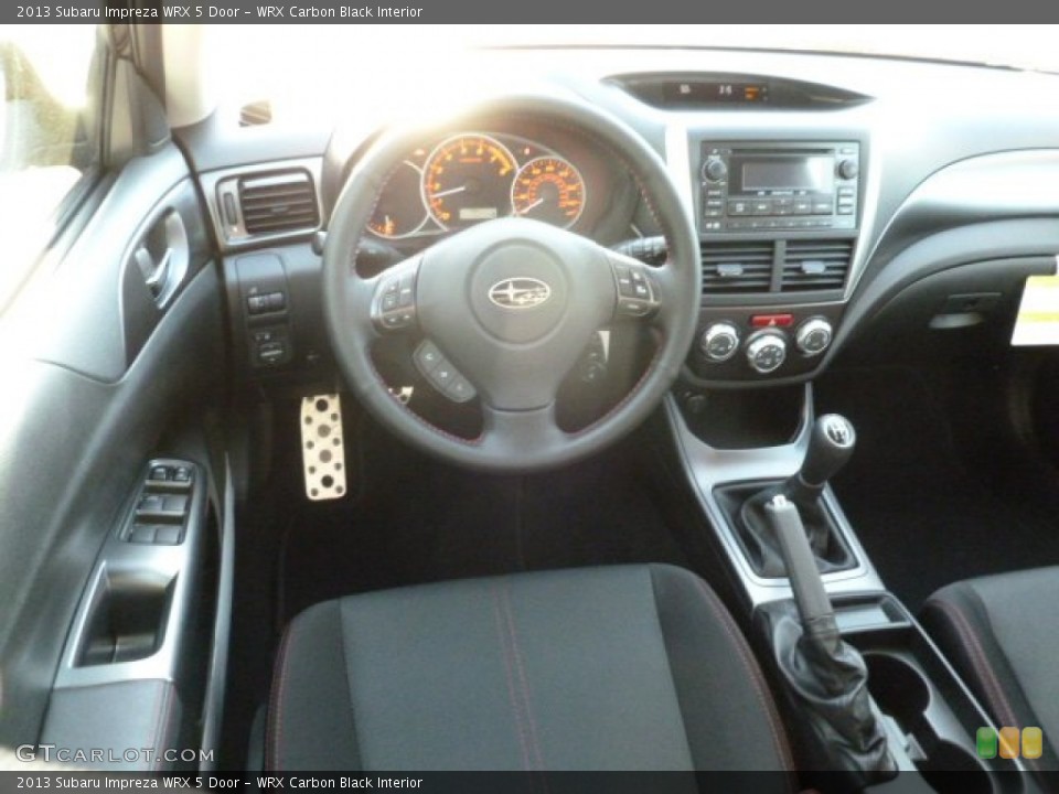 WRX Carbon Black Interior Photo for the 2013 Subaru Impreza WRX 5 Door #73657650