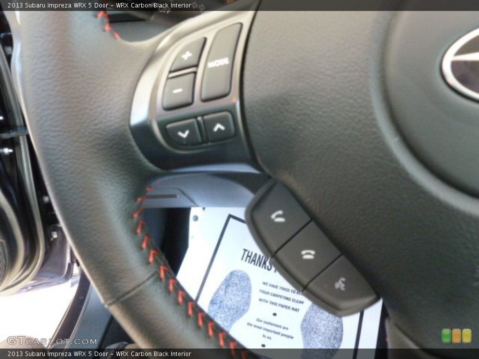 WRX Carbon Black Interior Controls for the 2013 Subaru Impreza WRX 5 Door #73657719