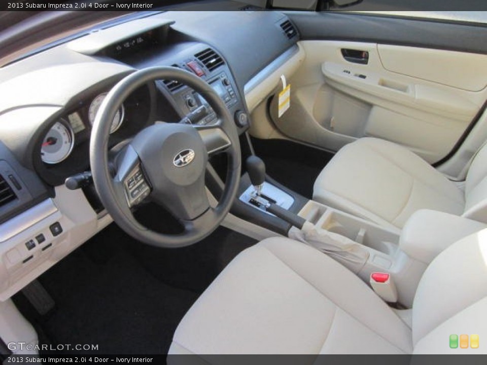 Ivory Interior Prime Interior for the 2013 Subaru Impreza 2.0i 4 Door #73658051