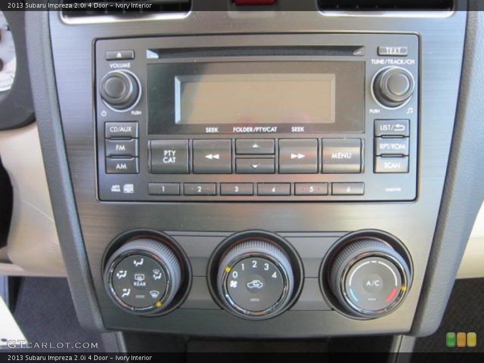 Ivory Interior Controls for the 2013 Subaru Impreza 2.0i 4 Door #73658118