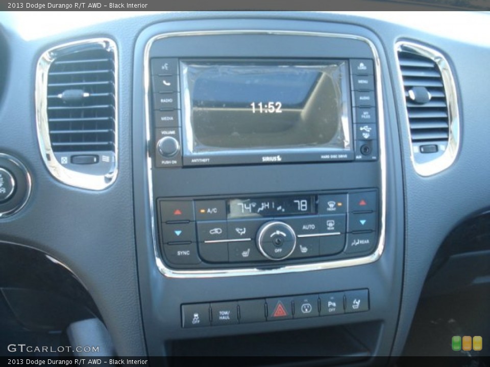 Black Interior Controls for the 2013 Dodge Durango R/T AWD #73658534