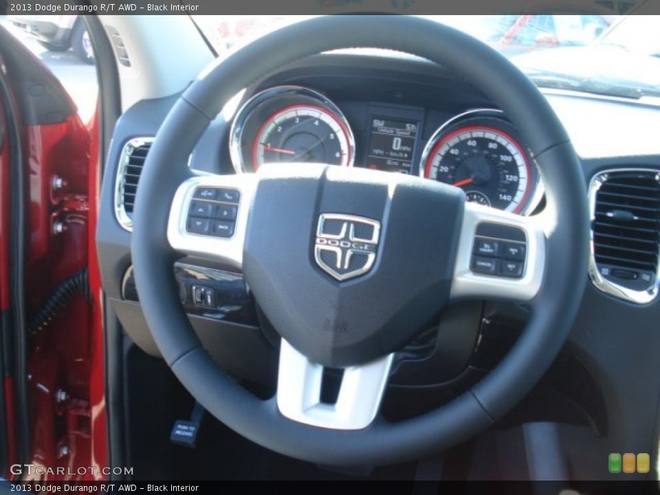Black Interior Steering Wheel for the 2013 Dodge Durango R/T AWD #73658562