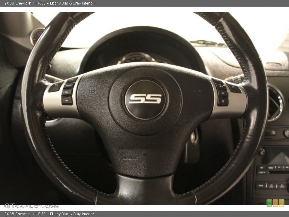 Ebony Black/Gray Interior Steering Wheel for the 2008 Chevrolet HHR SS #73663005