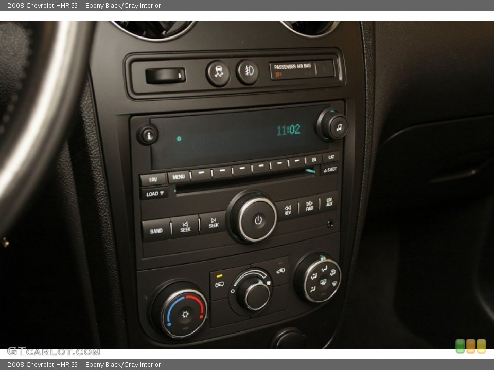 Ebony Black/Gray Interior Controls for the 2008 Chevrolet HHR SS #73663072