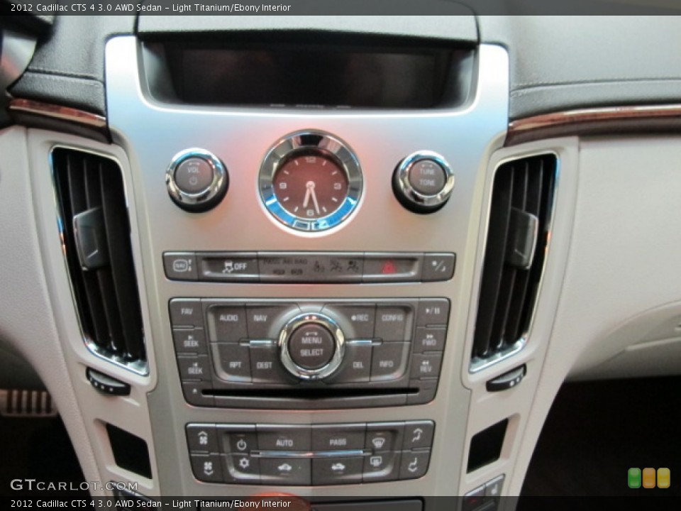 Light Titanium/Ebony Interior Controls for the 2012 Cadillac CTS 4 3.0 AWD Sedan #73663773