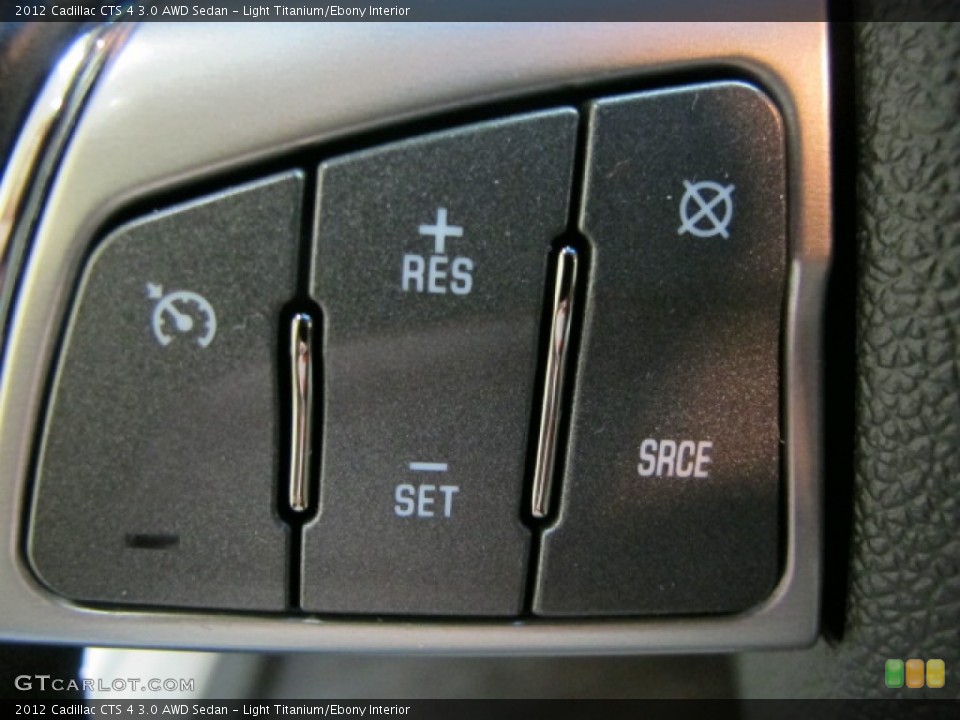 Light Titanium/Ebony Interior Controls for the 2012 Cadillac CTS 4 3.0 AWD Sedan #73663965