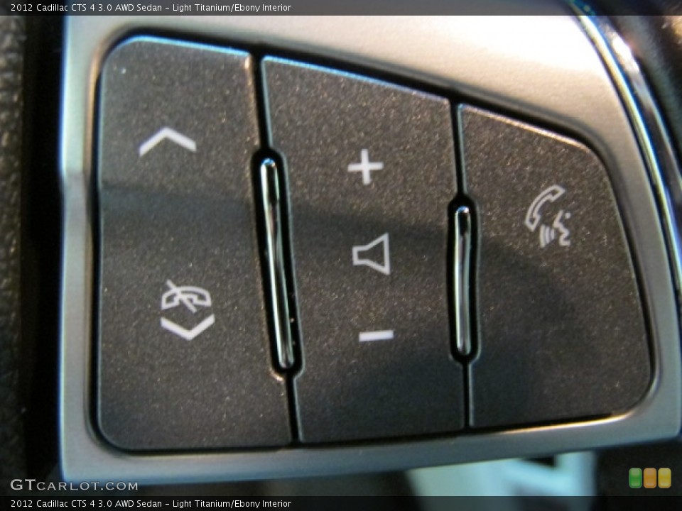 Light Titanium/Ebony Interior Controls for the 2012 Cadillac CTS 4 3.0 AWD Sedan #73663988